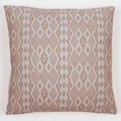 Almofada jacquard New Madras bege 45x45 almofadas-decorativas-estampados