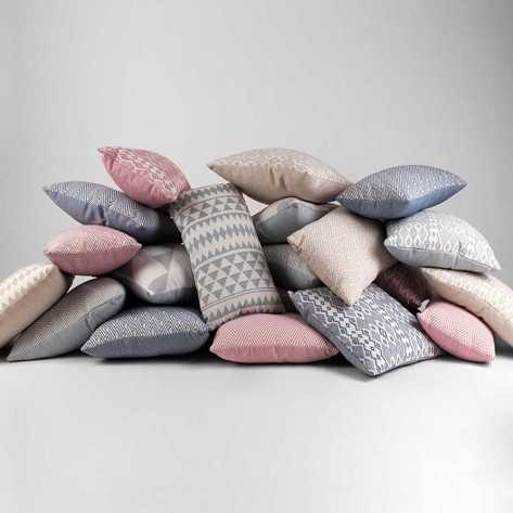 Almofada jacquard New Madras bege 45x45 almofadas-decorativas-estampados
