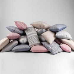 Almofada jacquard Feli rosa 45x45 almofadas-decorativas-estampados