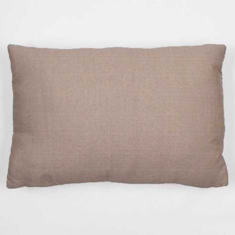 Almofada retangular 30x50 jacquard Filing bege retangulares-estampadas