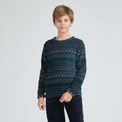 Pijama coral criança Alejandro azul pijama-infantil