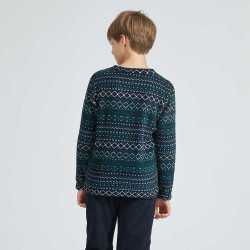Pijama coral criança Alejandro azul pijama-infantil