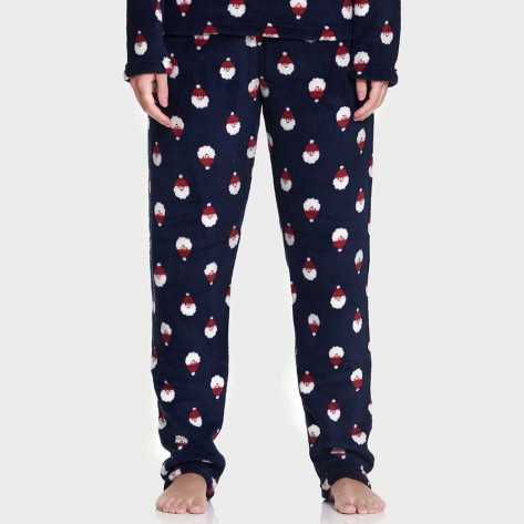Pijama coral Santa Claus roupa-para-estar-por-casa