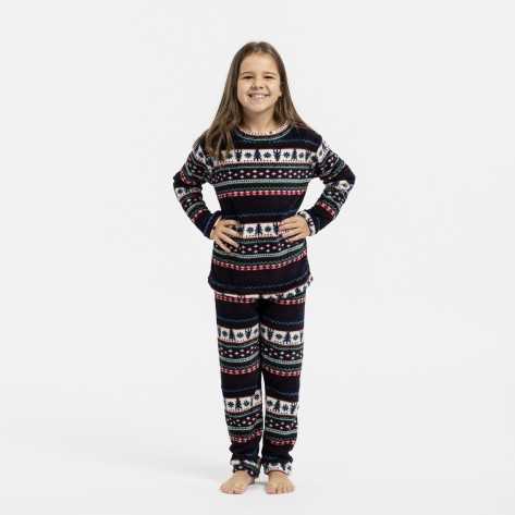 Pijama coral criança Christmas pijama-infantil
