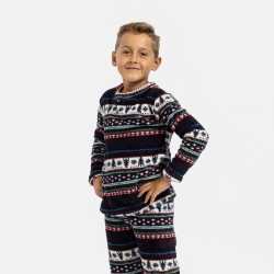 Pijama coral criança Christmas pijama-infantil