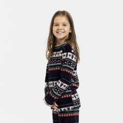 Pijama coral criança Christmas pijama-infantil