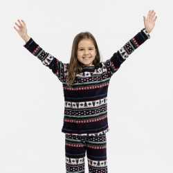 Pijama coral criança Christmas pijama-infantil