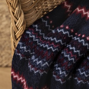 Manta coral Justino bordeaux 2