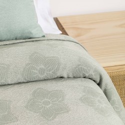 Colcha piquet Flor cama-90