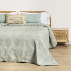 Colcha piquet Flor cama-90