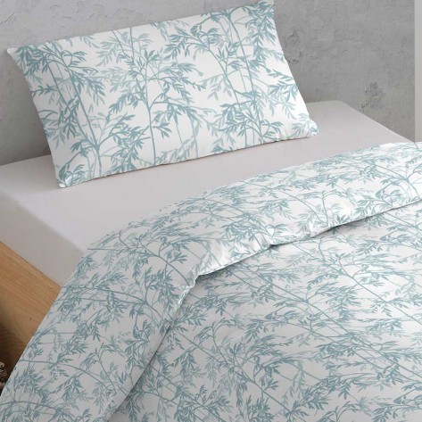 Capa De Edredão Algodão Otoño Azul Indigo cama-90