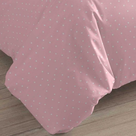 Capa De Edredão Algodão Paola Rosa cama-90
