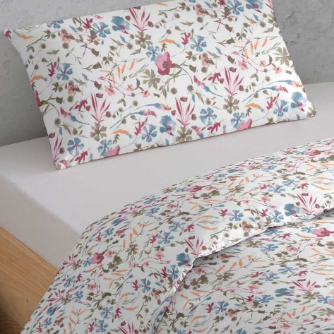 Capa De Edredão Algodãon Ñoke Azul Índigo cama-90