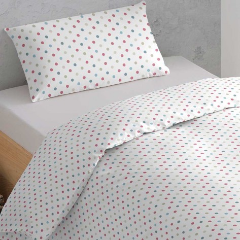 Capa De Edredão Algodão Topo Castanho cama-90