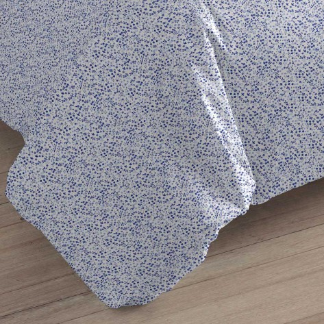 Capa De Edredão Algodão Marta Azul cama-90