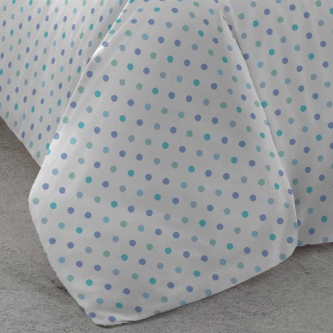 Capa De Edredão Pecas Azul Celeste cama-90