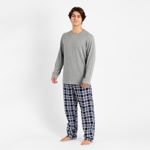 Pijama homem flanela Cuadro... 2
