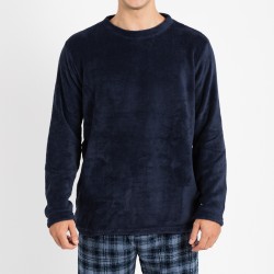 Pijama coral homem Combe azul marinho homem