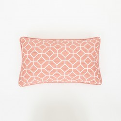 Almofada retangular jacquard 30x50 Libertad mandarina almofadas-com-enchimento