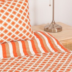 Colcha bouti Ravello cor telha colchas-bouti