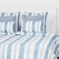 Colcha bouti Raya Calcuta azul indigo colchas-bouti
