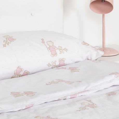 Saco Nórdico Algodão Peluche Rosa sacos-nordicos