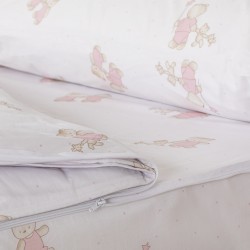 Saco Nórdico Algodão Peluche Rosa sacos-nordicos