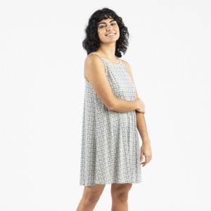 Vestido curto de alças em... 2