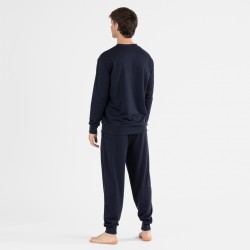 Conjunto desportivo new homem azul marinho conjunto-deportivo-largo-hombre