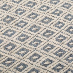 Almofada retangular algodão 30x50 Rombito azul indigo retangulares-estampadas