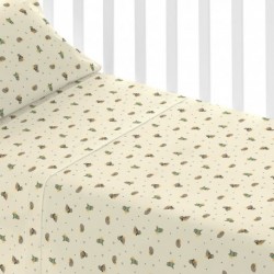 Jogo de lençóis algodão Chuchin verde cama bebé jogos-de-lencois-para-bebe