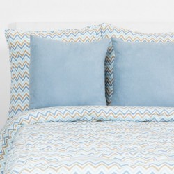 Edredão estampado Raya Peluche azul celeste edredoes-estampados