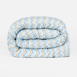 Edredão estampado Raya Peluche azul celeste edredoes-estampados