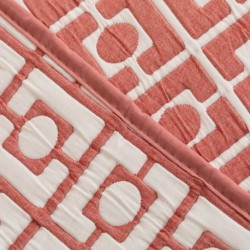 Colcha duplo tecido jacquard Nana marsala colchas-jacquard