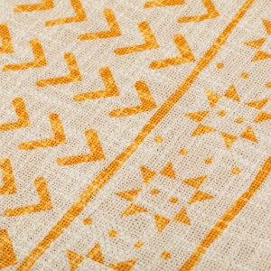 Plaid algodão Aisha mostarda 2