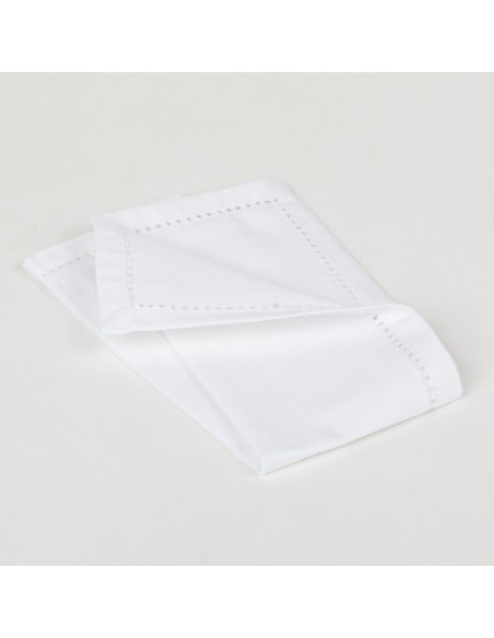 Conjunto 4 guardanapos algodão lisos toalhas-de-mesa