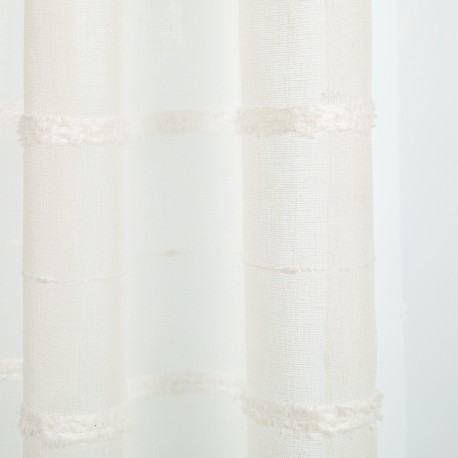 Cortina Carmona Raya Horizontal natural semitranslucidas