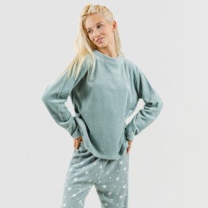 Pijama coral Vitalidad verde tiffany