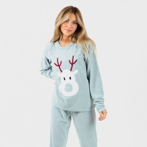 Pijama polar Rudolf verde...