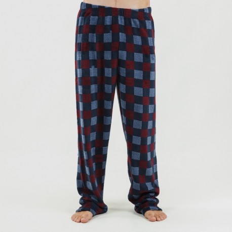 Pijama coral homem Blas bordeaux pijama-coralina