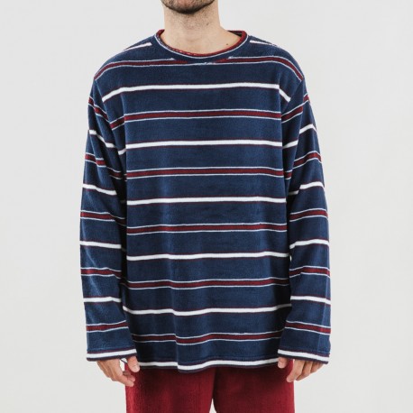 Pijama coral homem Lucio bordeaux pijama-coralina