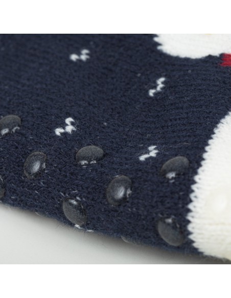 Meias Snowy azul marinho meias-unisex