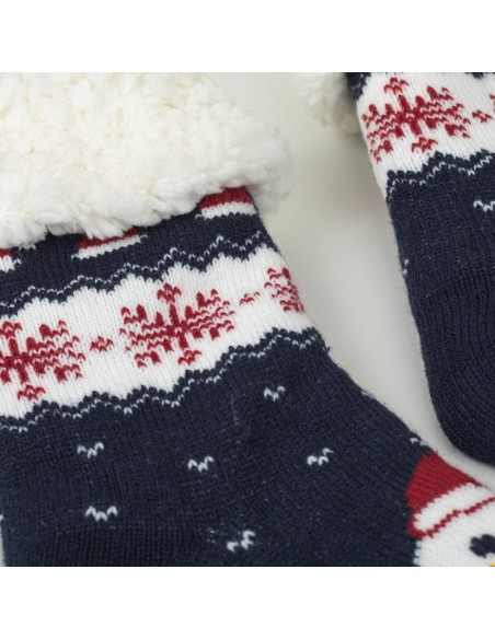 Meias Snowy azul marinho meias-unisex