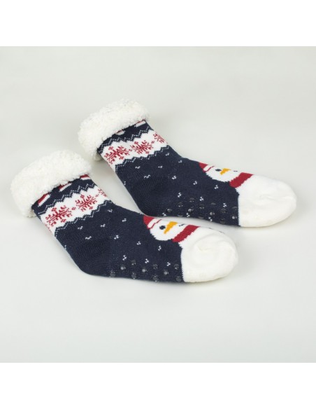Meias Snowy azul marinho meias-unisex
