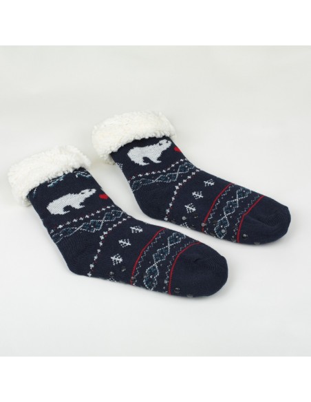 Meias Hiver azul marinho meias-unisex