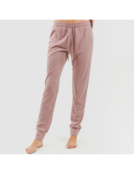 Conjunto desportivo de casaco mulher malva roupa-para-estar-por-casa