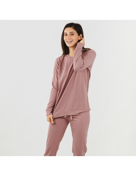 Set Sport malva set-sport-largo-mujer