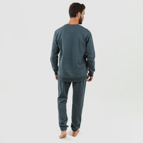 Set Sport algodão homem verde menta ropa-deporte-hombre