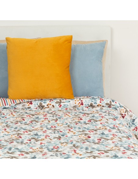 Colcha bouti Viena azul indigo colchas-bouti