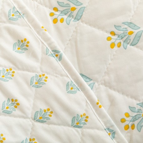 Colcha bouti Spring verde tiffany colchas-bouti